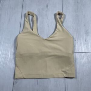 Lululemon Women's 0 Align Tank Top Prosecco Beige Nude Yoga Workout